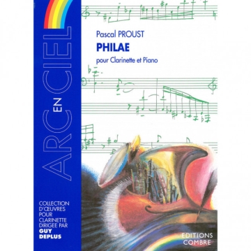 PROUST Pascal Philae clarinette et piano Partition