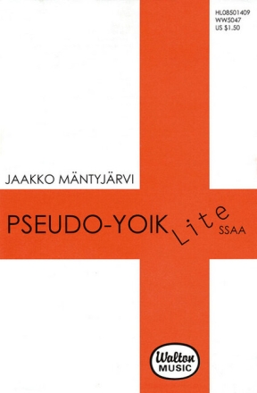Pseudo-Yoik Lite for female choir (SSAA) a cappella choral score