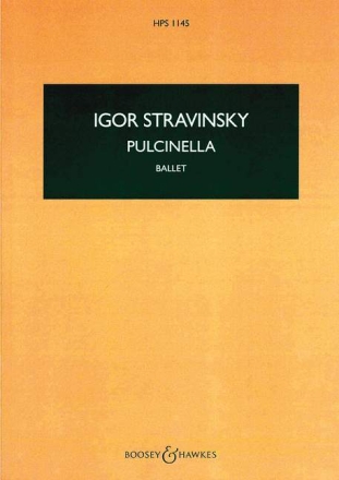 Pulcinella HPS 1145 f�r Soli (STB) und kleines Orchester Studienpartitur