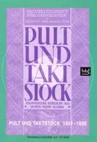 Pult und Taktstock 1924-1930 CD-Rom Faksimile