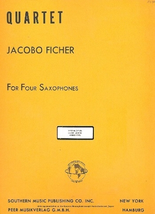 Quartet op.89 for 4 saxophones parts