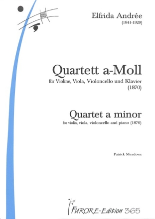 Quartett a-Moll f�r Klavier und Streichtrio Stimmen