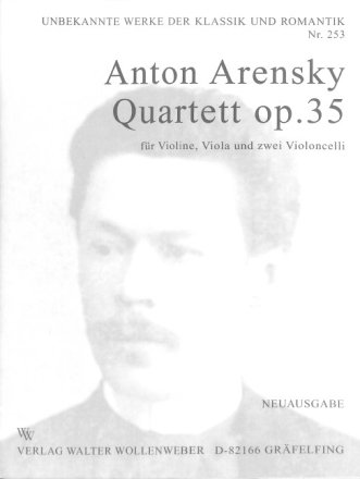 Quartett a-Moll op.35 f�r Violine, Viola und 2 Violoncelli Stimmen