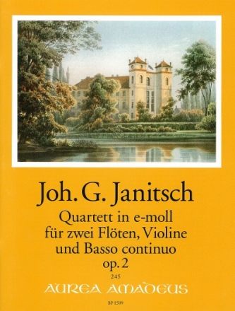 Quartett e-Moll op.2 f�r 2 Fl�ten, Violine und Bc Stimmen