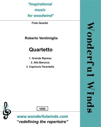 Quartetto for 4 flutes score and parts
