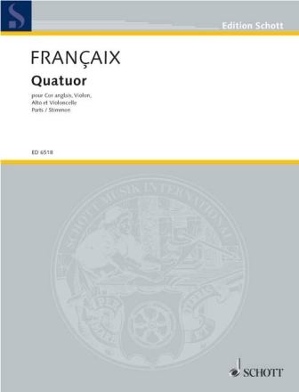 Quatuor f�r Englischhorn und Streichtrio Stimmen