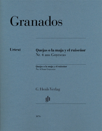 Quejas o la maja y el ruisenor f�r Klavier