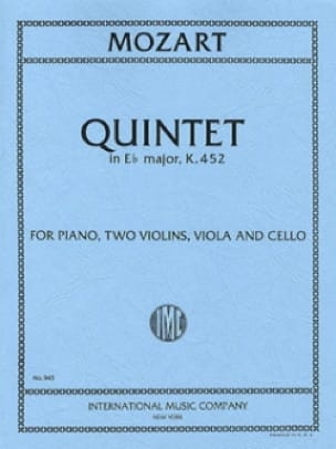 Quintet in e flat major KV452 for two violins, viola, cello and piano PHILIPP, ISIDOR, ED.
