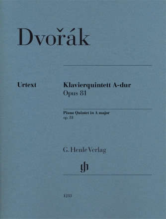 Quintett A-Dur op.81 f�r 2 Violinen, Viola, Violoncello und Klavier Stimmen