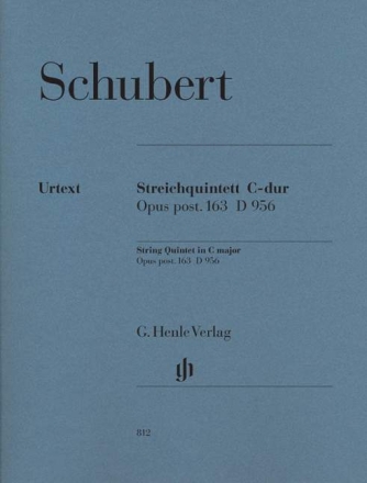 Quintett C-Dur op.post.163 D956 f�r 2 Violinen, Viola und 2 Violoncelli Stimmen