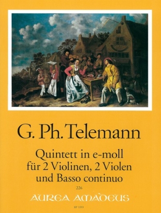 Quintett e-Moll TWV44:5 f�r 2 Violinen, 2 Violen und Bc