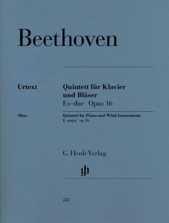 Quintett Es-Dur op.16 f�r Oboe, Klarinette, Horn in Es, Fagott und Klavier