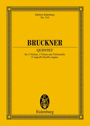 Quintett F-Dur f�r 2 Violinen, 2 Violen und Violoncello Studienpartitur