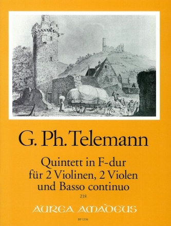 Quintett F-Dur TWV44:11 f�r 2 Violinen, 2 Violen und Bc