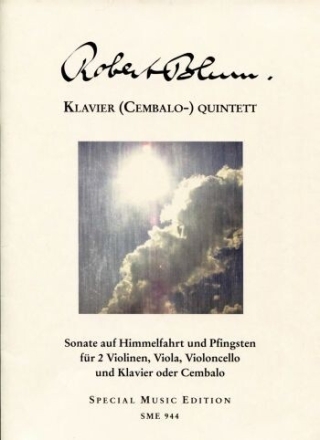 Quintett f�r Klavier (Cembalo) und Streichquartett Partitur und Stimmen