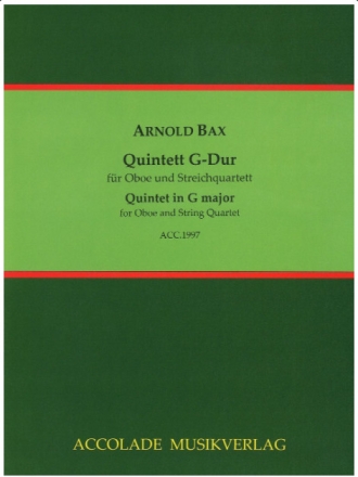 Quintett G-Dur f�r Oboe und Streichquartett Partitur und Stimmen