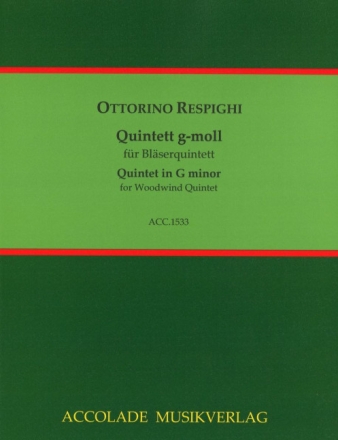 Quintett g-Moll f�r Fl�te, Oboe, Klarinette, Horn und Fagott Partitur und Stimmen
