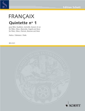 Quintett No. 1 f�r Bl�serquintett Stimmensatz
