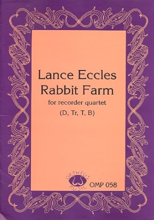 Rabbit Farm for recorder quartet score and parts