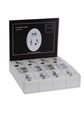 Radiergummibox sortiert (36 Stk) 14,5x14,5x3cm