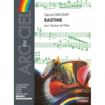 Ragtime pour 4 flutes partition et parties