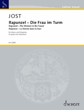 Rapunzel - Die Frau im Turm f�r Gitarre und Vibraphon Partitur und Stimmen
