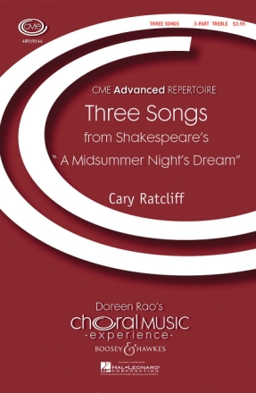 Ratcliff, Cary: Three Songs f�r Kinderchor (3 Stimmen) und Klavier Chorpartitur