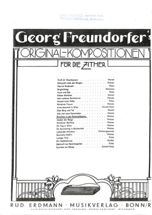 Rauschen in der Partnachklamm f�r Zither