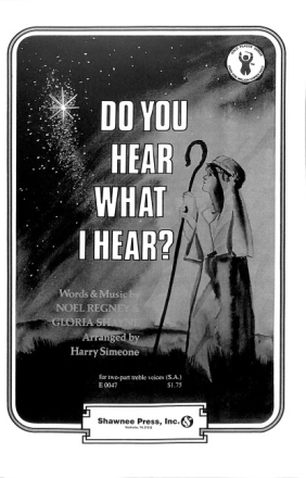 Regney, Do You Hear What I Hear? HANDBELLS Chorpartitur