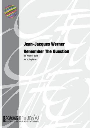 Remember the Question f�r Klavier