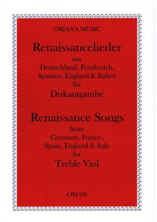 Renaissance-Lieder f�r 2 Diskantgamben