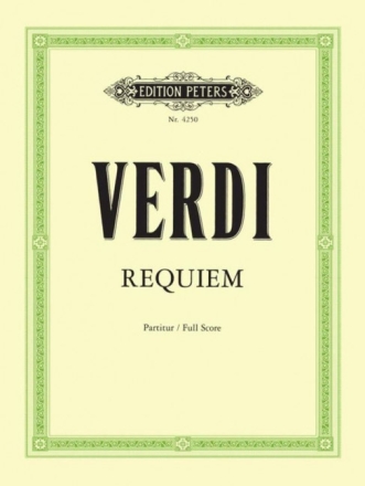 Requiem (1874) f�r Soli, Chor und Orchester Partitur