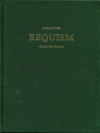 Requiem for soprano solo, mixed chorus and small orchestra score