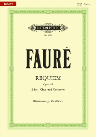 Requiem op.48 f�r Soli (S, Bar), Chor und Orchester Klavierauszug