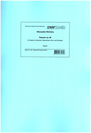 Requiem op.96 f�r Sopran, Kinderchor, gem Chor und Orchester Partitur (russ/kyr.)