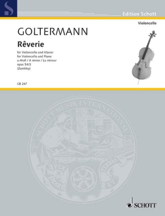 R�verie a-Moll op. 54/3 f�r Violoncello und Klavier