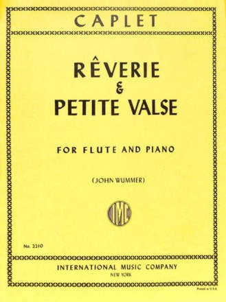 Reverie and petite valse for flute and piano