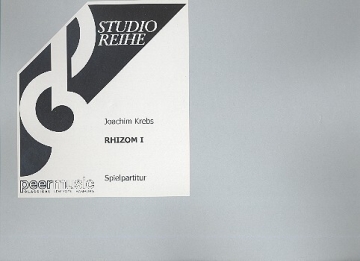 Rhizom 1 f�r 1 Ba�klarinetten und Tonband (oder 9 Ba�klarinetten) Spielpartitur
