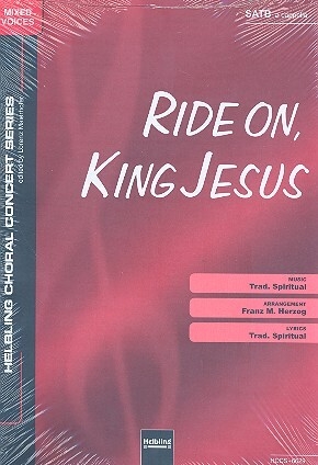 Ride on King Jesus f�r gem Chor a cappella Partitur