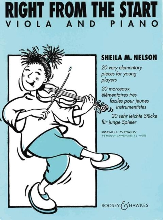 Right from the Start 20 Tunes for young string players for viola and piano