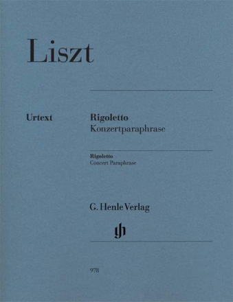 Rigoletto-Paraphrase f�r Klavier