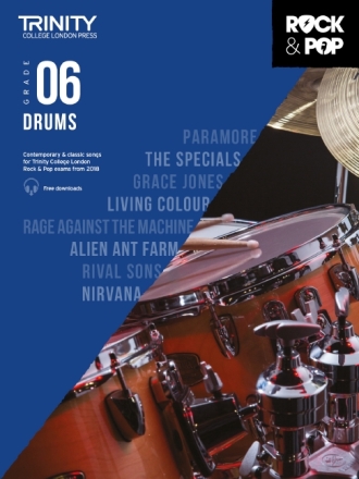 Rock & Pop Exams 2018 Grade 6 (+Online Audio) for drum set