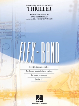 Rod Temperton, Thriller (Flexband) 5-part flexible band and opt. strings PARTITUR + STIMMEN