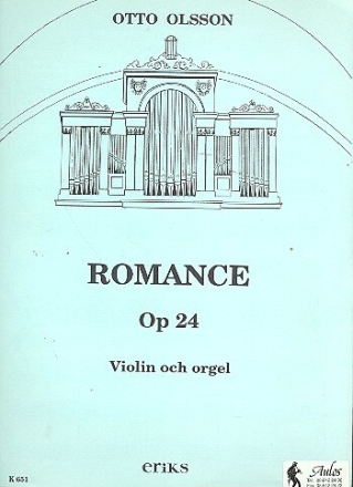 Romance op.24 foer violin och orgel