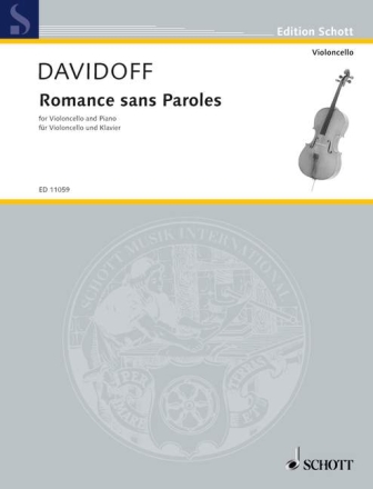 Romance sans paroles f�r Violoncello und Klavier
