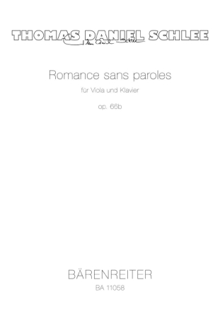 Romance sans paroles op.66b f�r Viola und Klavier