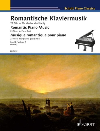 Romantische Klaviermusik Band 2 f�r Klavier zu 4 H�nden Spielpartitur