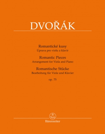 Romantische St�cke op.75 f�r Viola und Klavier
