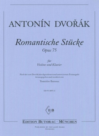 Romantische St�cke op.75 f�r Violine und Klavier