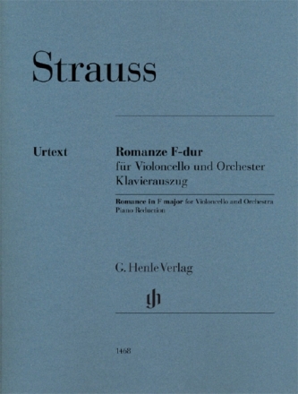 Romanze F-Dur f�r Violoncello und Orchester f�r Violoncello und Klavier Klavierauszug